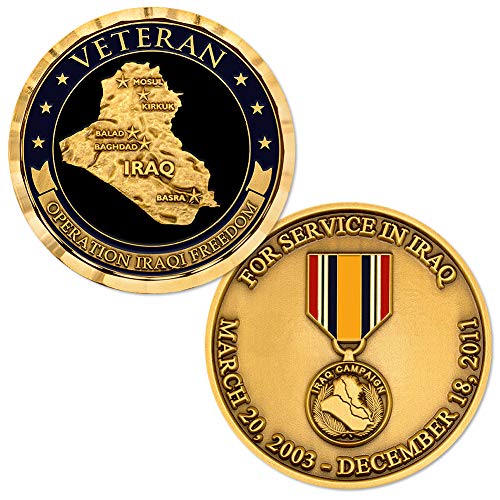 Operation Iraqi Freedom Veteran 2003-2011 Bronze Challenge Coin