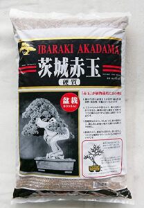japanese hard ibaraki akadama for bonsai/succulent soil - large size grain (10mm-18mm) 14 l / 20 lbs