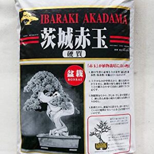 Japanese Hard Ibaraki Akadama for Bonsai / Succulent Soil - Small Size Grain (3mm-6mm) 14 L