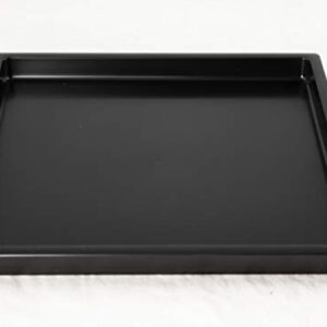 Japanese Square Plastic Humidity Trays for Bonsai Tree - 7.5"x 7.5"x 0.75" Black
