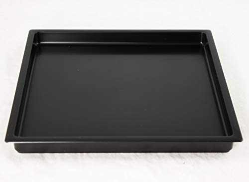 Japanese Square Plastic Humidity Trays for Bonsai Tree - 7.5"x 7.5"x 0.75" Black