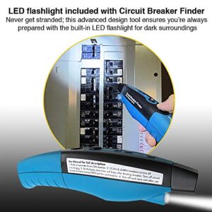 Circuit Breaker Finder with GFCI Circuit Tester & LED flashlight: 3-in-1 Circuit Breaker Finder Multitool to quickly identify the right Circuit Breaker is powering an outlet accurately by VersativTECH