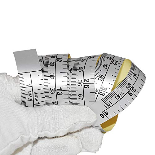 WIN TAPE Workbench Ruler Adhesive Backed Tape Measure - Left to Right - 40 Inches 101 Centimeters (Inches/cm)