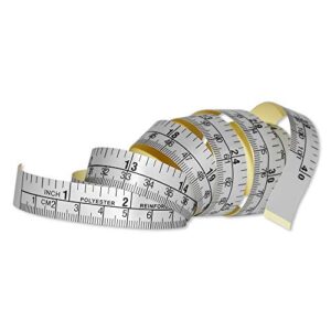 WIN TAPE Workbench Ruler Adhesive Backed Tape Measure - Left to Right - 40 Inches 101 Centimeters (Inches/cm)