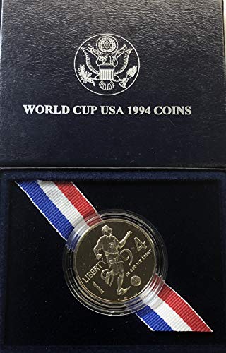 1994 P World Cup Soccer Comes in US Mint Box Half Dollar Proof US Mint