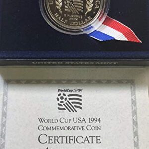 1994 P World Cup Soccer Comes in US Mint Box Half Dollar Proof US Mint