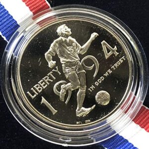 1994 P World Cup Soccer Comes in US Mint Box Half Dollar Proof US Mint