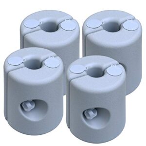 abccanopy heavy duty drum weights fill with water or sand, 70 lb
