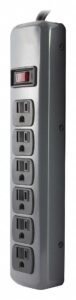 power first outlet strip, 6 outlets, 15.0 max. amps, 15 ft. cord length