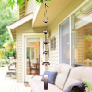 Copper Wind Chimes, Temple Wind Chime,Feng Shui Wind Chimes for Home Yard Outdoor Decoration