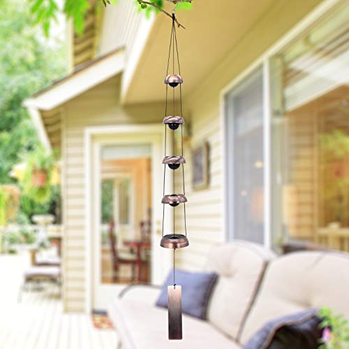 Copper Wind Chimes, Temple Wind Chime,Feng Shui Wind Chimes for Home Yard Outdoor Decoration