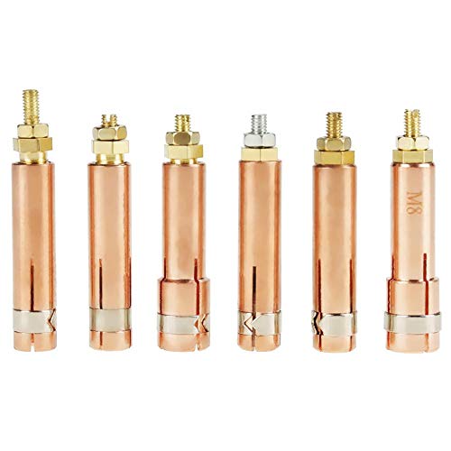 Capacitor Discharge (CD) Stud Welding Gun with 6pcs M3 to M10 Collet Welding Torch Set