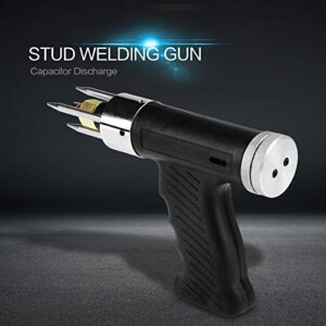 Capacitor Discharge (CD) Stud Welding Gun with 6pcs M3 to M10 Collet Welding Torch Set