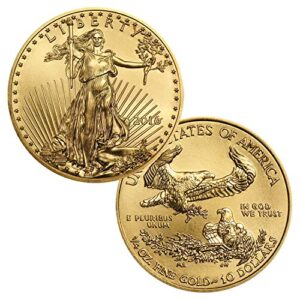 $10 1/4 ounce gold american eagle $10 brilliant uncirculated