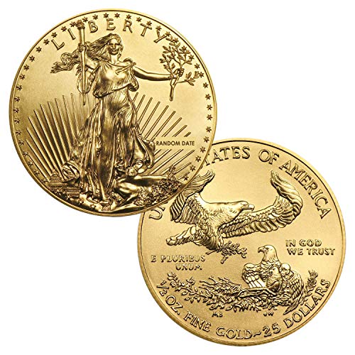 $25 1/2 Ounce Gold American Eagle $25 Brilliant Uncirculated