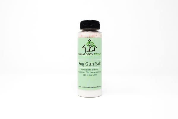 Bug Gun Salt from Donaldson Farms - 1,500 Shots of Specially Blended Salts for Most Effective Use - Original Bug Gun Salt