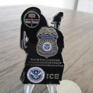 ICE HSI Child Exploitation Investigations Group San Juan Puerto Rico Predator Challenge Coin
