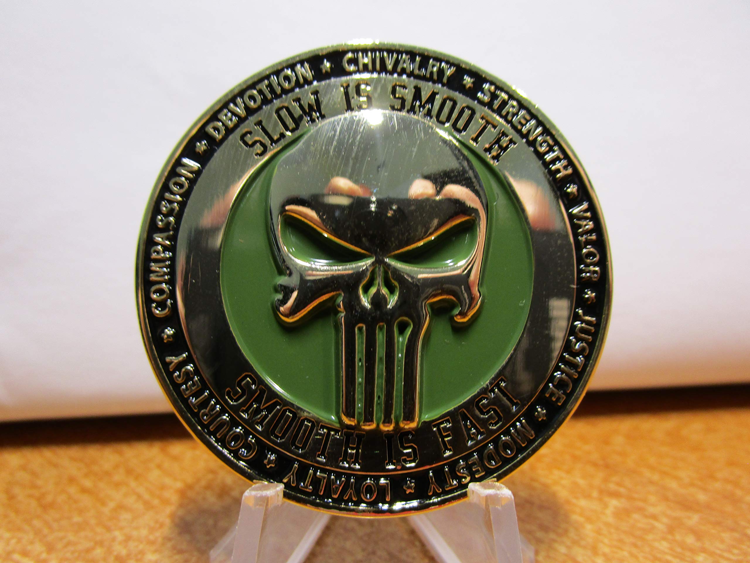 Central New Hampshire Police Special Operations Unit Punisher Challenge Coin