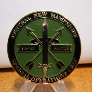 Central New Hampshire Police Special Operations Unit Punisher Challenge Coin