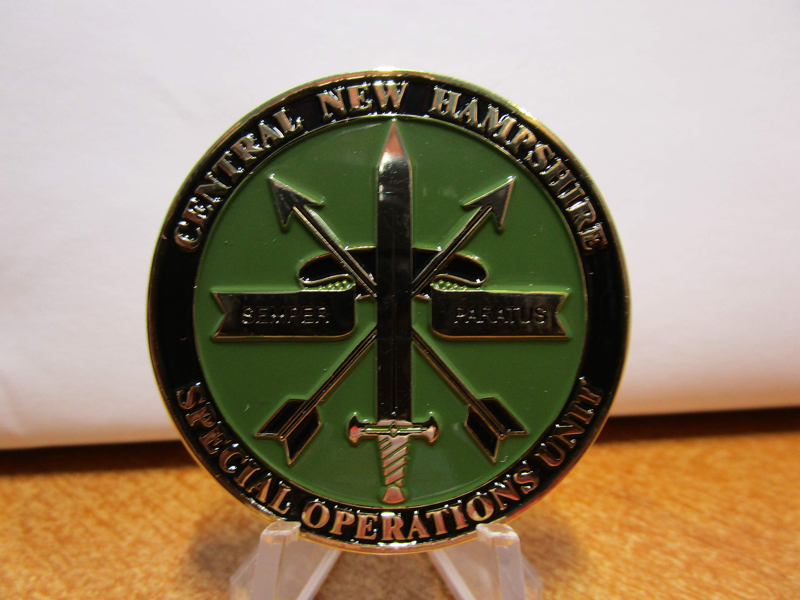 Central New Hampshire Police Special Operations Unit Punisher Challenge Coin