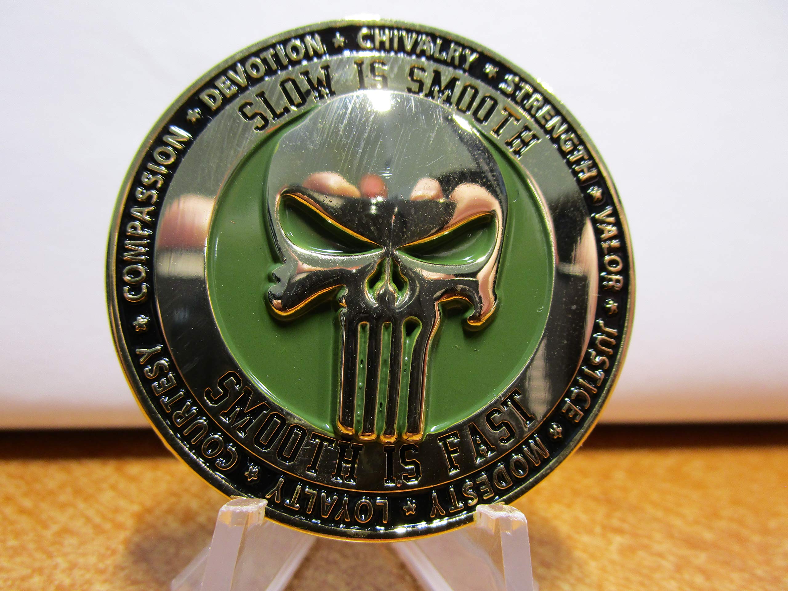 Central New Hampshire Police Special Operations Unit Punisher Challenge Coin