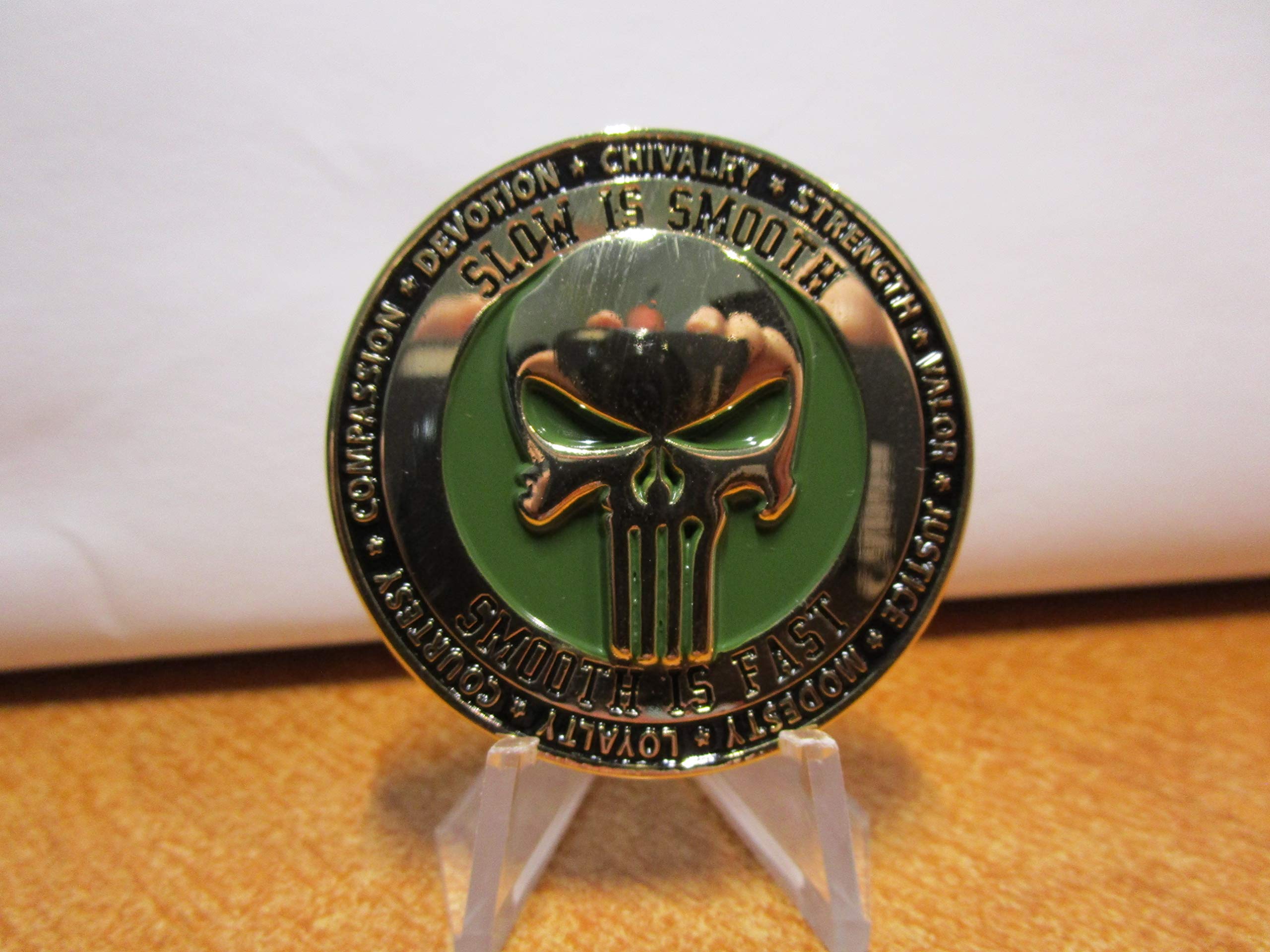 Central New Hampshire Police Special Operations Unit Punisher Challenge Coin