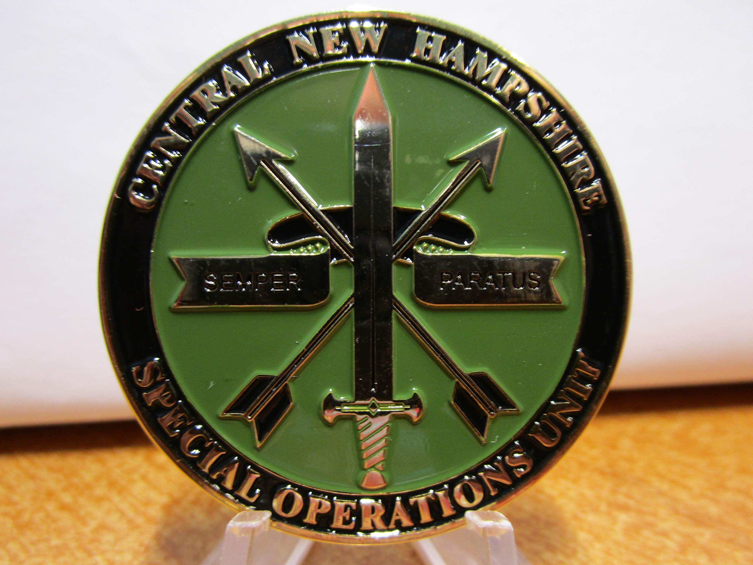 Central New Hampshire Police Special Operations Unit Punisher Challenge Coin