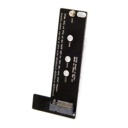 Cablecc M.2 NGFF M-Key NVME SSD Convertor Card for 2014 MacBook Mini A1347 MEGEN2 MEGEM2 MEGEQ2