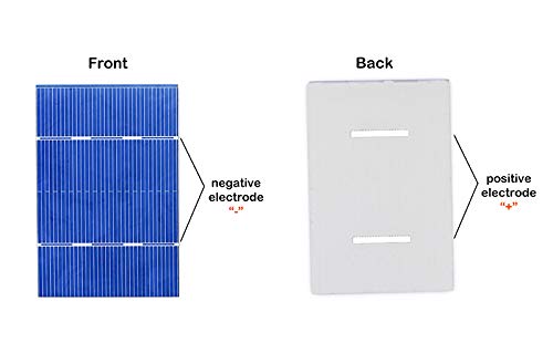 Fraflor 100pcs Solar Cell Battery Silicon Power Module for DIY Poly Mini Solar Panel China 0.5V 1.46A 78mm x 52mm