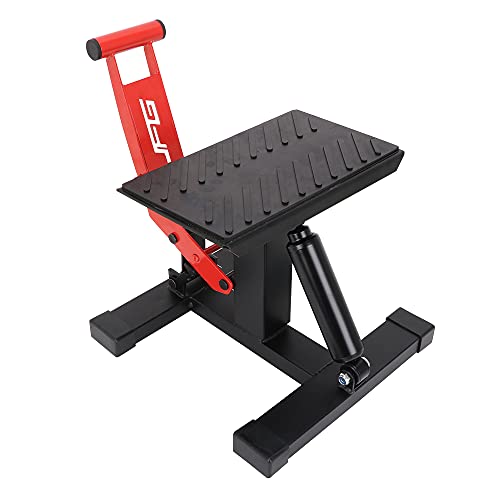 Motorcycle Jack Dirt Bike Stand Lift - Adjustable Hydraulic Lift Save Effort Hoist Table Height Lifting Stand