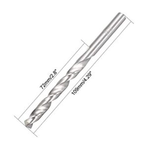 uxcell 7.2mm Twist Drill High Speed Steel Bit HSS-4241 for Steel, Aluminum Alloy 1pcs