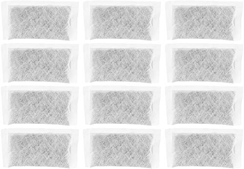 Nispira Replacement Activated Charcoal Water Filters Compatible with Megahome and Other Countertop Water Distiller, 12 packs