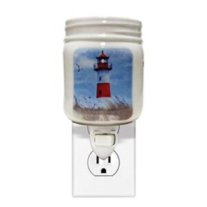 a cheerful giver lighthouse plug-in wax melter, multi