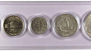 1940 Year Set 5 Coins in AG About Good or Better Condition Collectible Gift Set