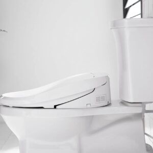 KOHLER 8298-CR-0 C3-455 Elongated Bidet Toilet Seat, Heated Bidet, Bidets for Existing Toilets with Remote Control, White