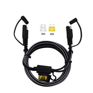 sccke 6ft 14awg sae to sae extension cable quick disconnect wire harness sae connector/sae to sae heavy duty extension cable