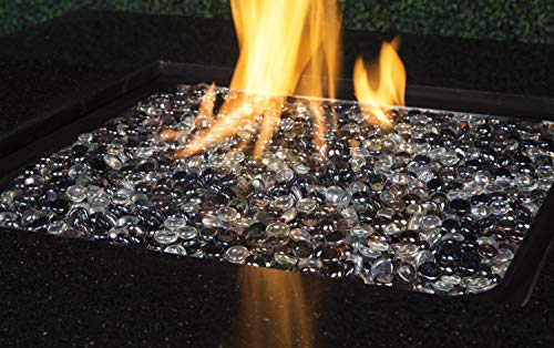 Bond Manufacturing 50710 LavaGlass Round Firepit Dispersion Glass, Midnight Sky