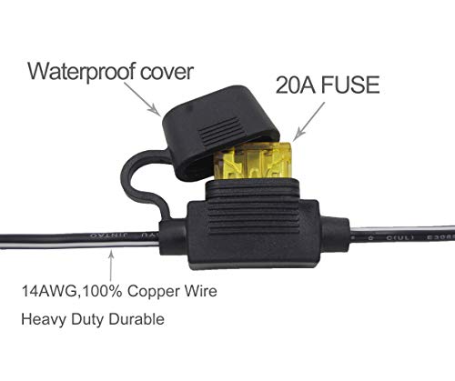 SCCKE 2FT 14AWG SAE to SAE Extension Cable Quick Disconnect Wire Harness SAE Connector/SAE TO SAE Heavy Duty Extension Cable