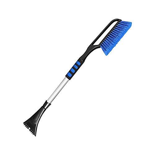 saobaokai Snow Scraper Snow Broom 2 in 1 Car Snow Brush Shovel Removal Brush Winter New Telescopic Snow Shovel Clean Tools