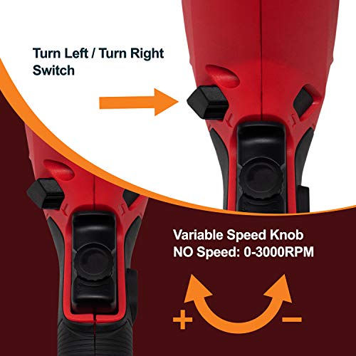 Toolman Electric Power Drill Driver 3/8" Variable Speed For Heavy Duty Corded DB5207