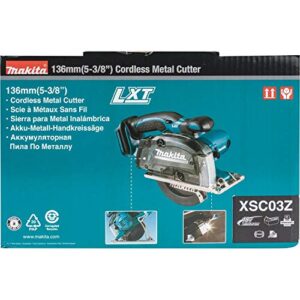 Makita XSC03Z 18V LXT Lithium-Ion Cordless 5-3/8" Metal Cutting Saw, Bare Tool, no battery