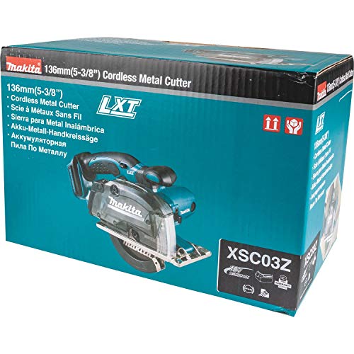 Makita XSC03Z 18V LXT Lithium-Ion Cordless 5-3/8" Metal Cutting Saw, Bare Tool, no battery