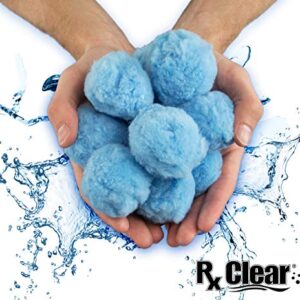 Rx Clear Blue Luster Filter Media for Swimming Pool Sand Filters | Alternative to Sand and Filter Glass | Specialty Technology Helps Keep Pools Clean | Lasts for Several Seasons | Individual Pack