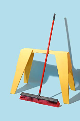 Tidy Tools Large 24'' Multi-Surface Push Broom with Alloy Handle