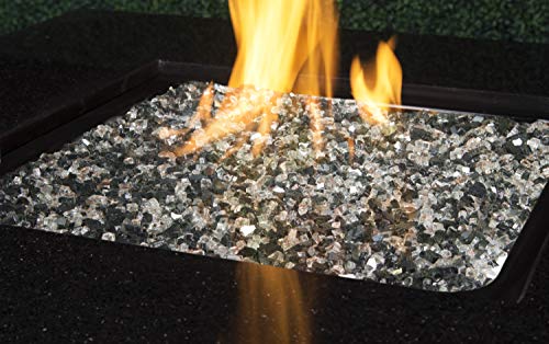 Bond Manufacturing 50713 LavaGlass Classic Cut Firepit Dispersion Glass, Midnight Sky