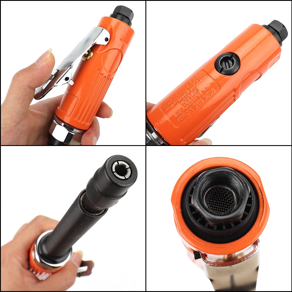 1/4'' | 1/8'' Extended Air Die Grinder Pneumatic Grinding Tool