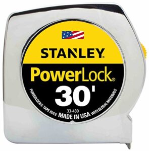 stanley 33-430 1" x 30' powerlock tape measure, 4 pack