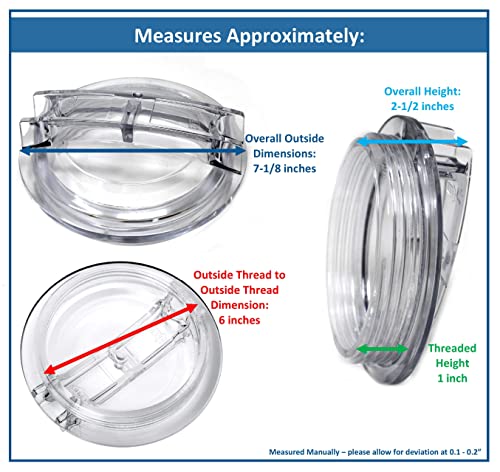 New JSP Pool Pump Replacement Threaded Lid Compatible with Hayward Super II 2 SPX3100D