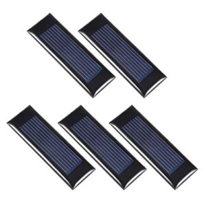 uxcell 5pcs 100ma 0.5v small solar panel module diy polysilicon for toys charger
