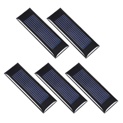 uxcell 5Pcs 100mA 0.5V Small Solar Panel Module DIY Polysilicon for Toys Charger